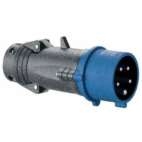 Fiche droite Hypra 3P+N+T63A 400V caoutchouc LEGRAND
