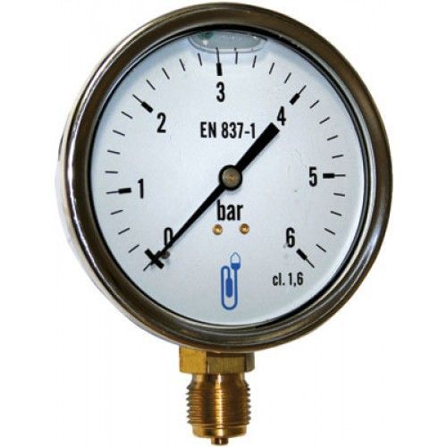 Distrilabo-mano.216 inox D100mm 0 à 6b. inox rac.vert Réf 2165RV13D