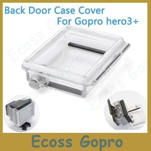 CNYO® Gopro hero 4 3 + (Plus) Backdoor Cas de Couverture Go pro LCD Bacpac Écran LCD Panneau Boîtier Étanche Couverture Pour Gopro Hero3 + 4 accessoires