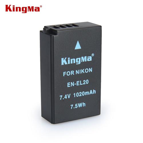 CNYO® KingMa 1 PCS 1020 mAh EN-EL20 EN EL20 ENEL20 Rechargeable Li-Ion Numérique Batterie pour Nikon Coolpix A J1 J2 J3 S1 AW1 MH-27 Batterie