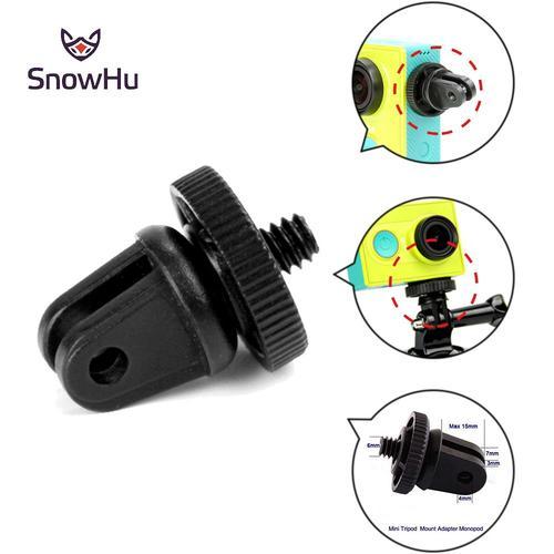 CNYO® SnowHu pour gopro accessoires Mini Trépied adaptateur/adaptateur vis pour Gopro Hero 6 5 4 3 + SJ4000 Sport Caméra accessoires