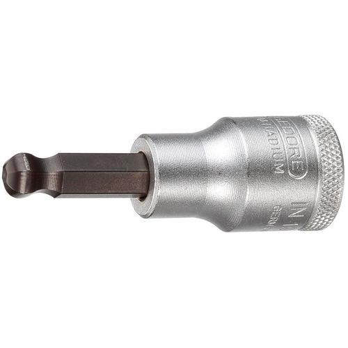 Gedore Douille tournevis 1/2"" avec tête sphérique 6 pans 6 mm - IN 19 K 6