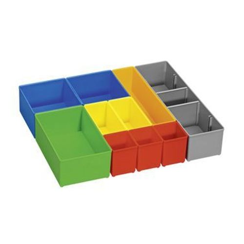 Bosch Boîtes de stockage de petites pièces i-BOXX 72 Set de 10 casiers inset box