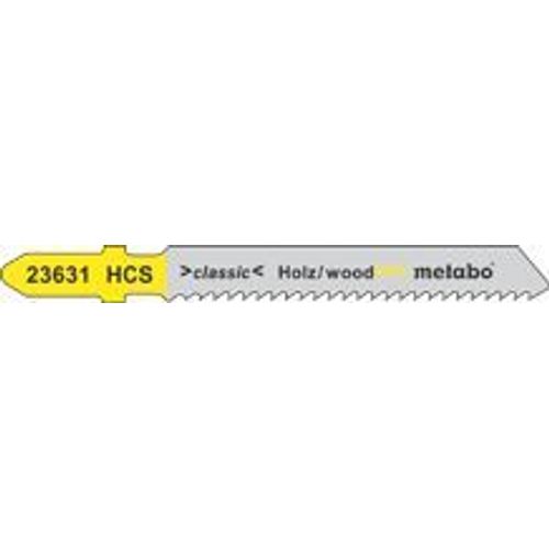 Metabo 5 lames de scies sauteuses, bois, classic, 51/ 2,0 mm