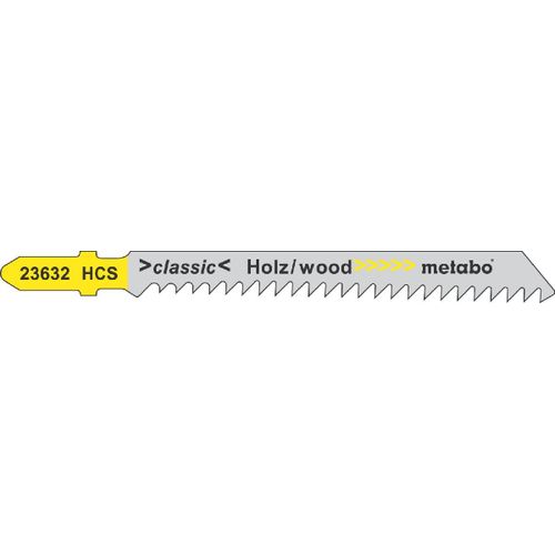 25 lames de scies sauteuses, bois, classic, 74/ 3,0 mm Metabo - 623606000