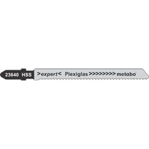 5 lames de scies sauteuses, plexiglas, expert, 74/ 2,0mm Metabo - 623640000