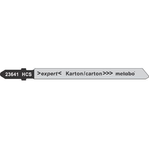 5 lames de scies sauteuses, polyst., expert, 74 mm Metabo - 623641000