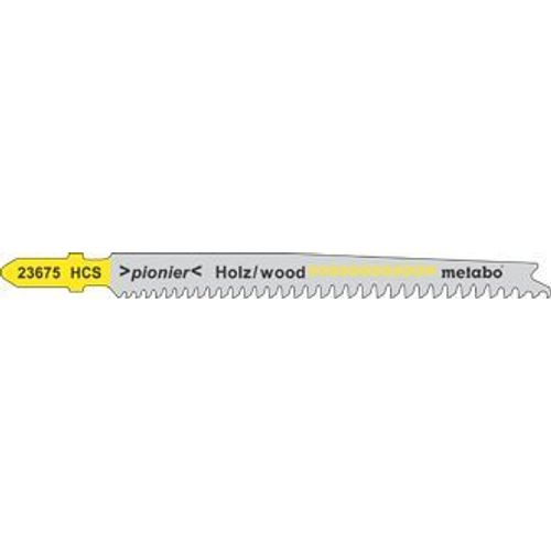 5 lames de scies sauteuses, bois, pionier, 91 mm/progr. Metabo - 623675000