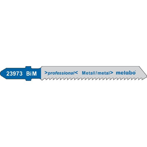 Metabo 5 lames de scies sauteuses,métal,profess. 51/ 2,0 mm
