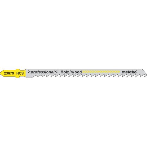 5 lames de scies sauteuses, bois, profess. 104 / 4,0 mm Metabo - 623679000