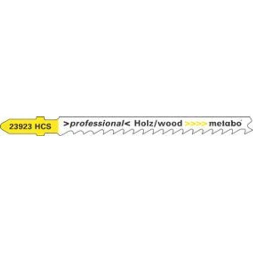 5 lames de scies sauteuses, bois, profess. 74 mm/progr. Metabo - 623923000