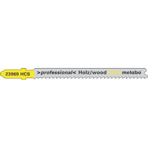5 lames de scies sauteuses, bois, profess. 74 / 2,7 mm Metabo - 623969000
