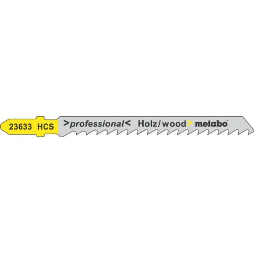 Metabo 3 lames de scies sauteuses, bois, profess. 74 / 4,0 mm