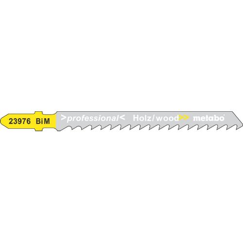 Metabo 5 lames de scies sauteuses, bois, profess. 74 / 4,0 mm