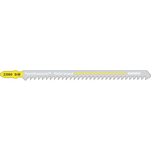 5 lames de scies sauteuses, bois, profess. 126 / 4,0 mm Metabo - 623980000