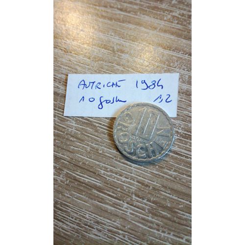 Autriche 10 Groschen 1984 En L État Sur Les Photos