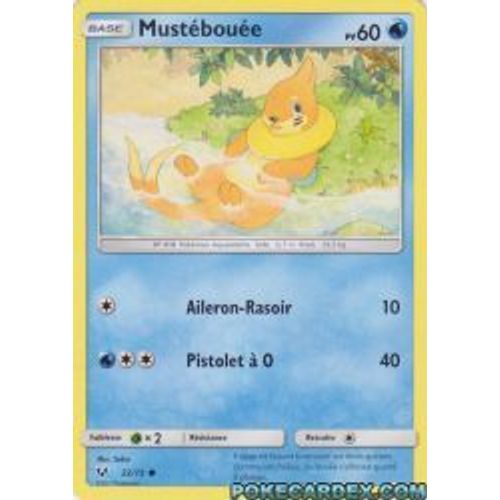 Carte Pokemon Française Mustebouee 22/ 73 Légendes Brillantes