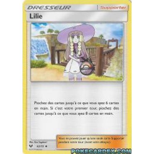 Carte Pokemon Française Lilie 62/ 73 Légendes Brillantes