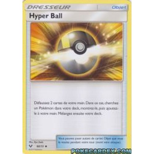 Carte Pokemon Française Hyper Ball 68/ 73 Légendes Brillantes