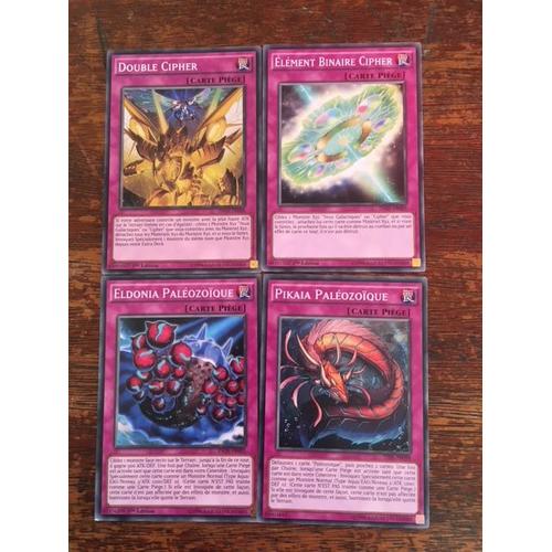 Élément Binaire Cipher + Double Cipher + Eldonia Paléozoïque + Pikaia Paléozoïque (Yu Gi Oh)