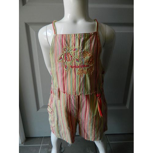 Salopette Vertbaudet Coton 3 Ans Multicolore