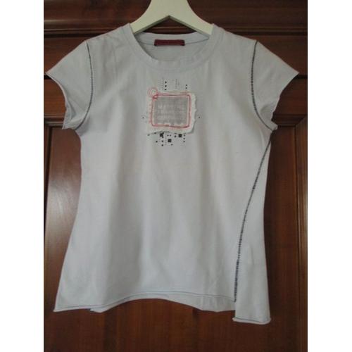 T-Shirt Bleu Marithé Et François Girbaud Taille 12 Ans