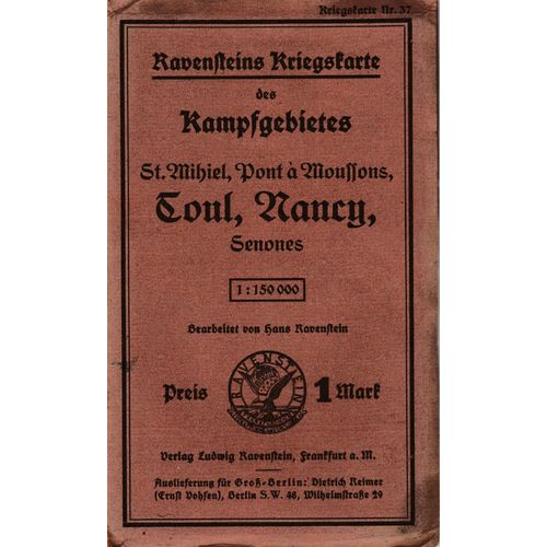 Ravensteins Kriegskarte Toul
