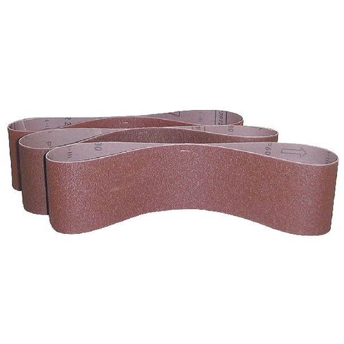 Güde Lot de 3 bandes abrasives 915 x 100 mm, Grain 60, 80, 100