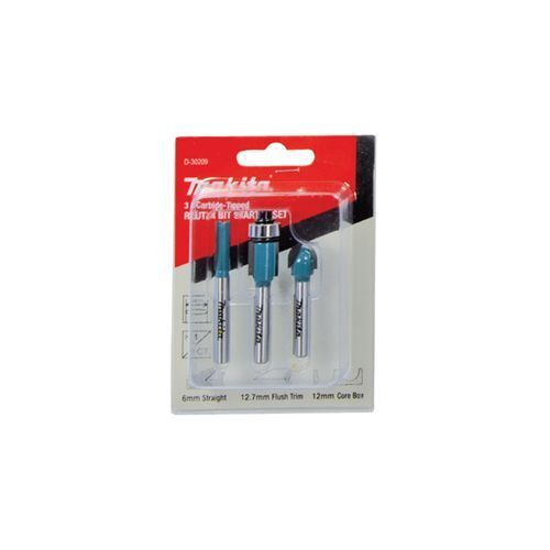 Makita Ensemble de fraises en queue de 6 mm - D-30209