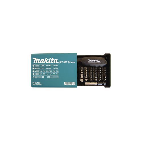 Makita Coffret d'embouts 36 embouts + Porte-embout magnétique + Tournevis porte-embout - P-20183