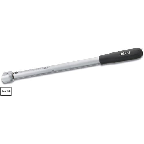 Hazet Clé dynamométrique - Tolérance: 2% - Carré femelle 14 x 18 mm - Longueur totale: 630 mm - Nm min.-max.: 60 - 320 - 6392-320