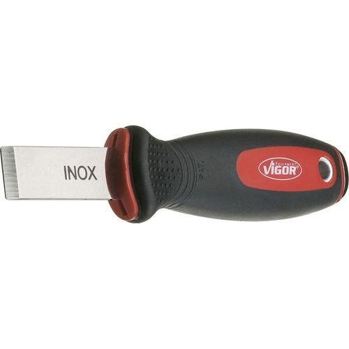 Vigor Grattoir 20 x 2,5 mm - Longueur totale: 175 mm - V2508
