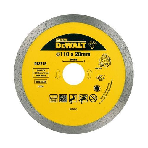 DeWALT Meule de tronçonnage 110 x 20 mm - DT3715-QZ