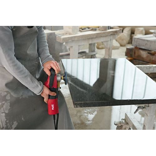 Flex 1150 Watt polisseuse à eau avec réglage de vitesse et disjoncteur PRCD, 115 mm LE 12-3 100 WET - 378.461