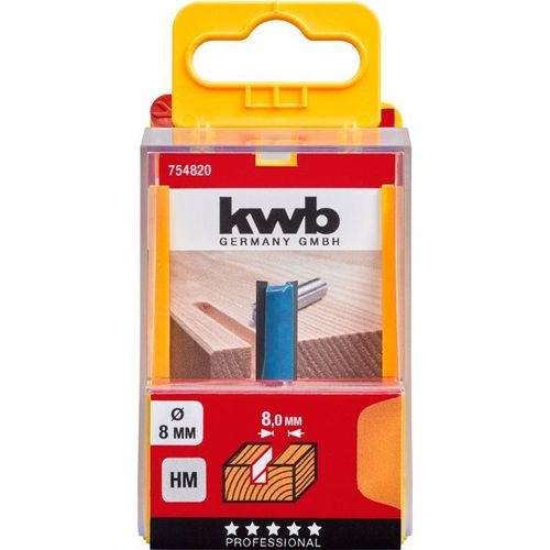 KWB Fraise à rainurer au carbure - 754820