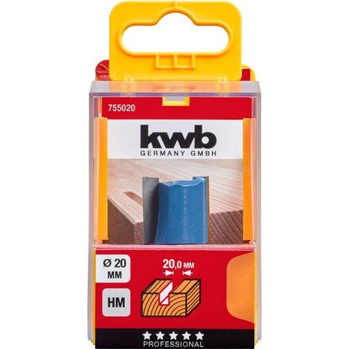 KWB Fraise à rainurer au carbure - 755020