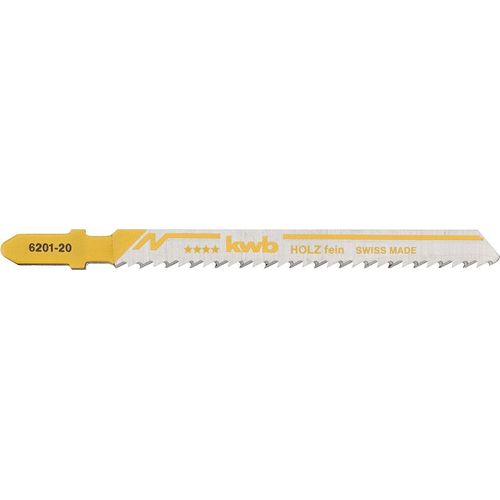 KWB Lames de scies sauteuses, pour le travail du bois, HCS, fin - 620125