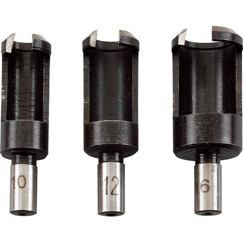 KWB Jeu de fraises à bouchons, 3 pièces - 706900