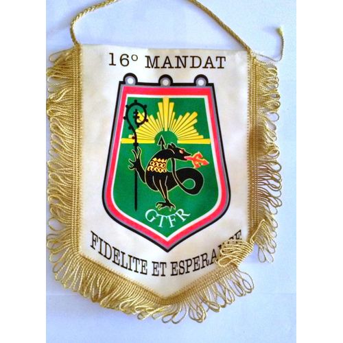 1er 2ème Régiment De Chasseurs Gtfr Bosnie Fanion