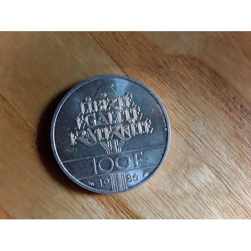 100 Francs Argent 1986