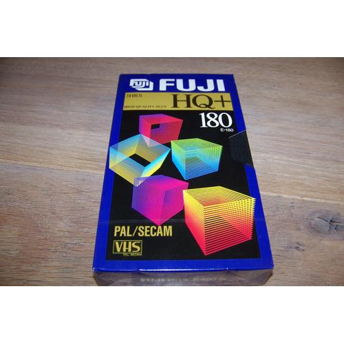 CASSETTE VHS FUJI HQ+ E-180