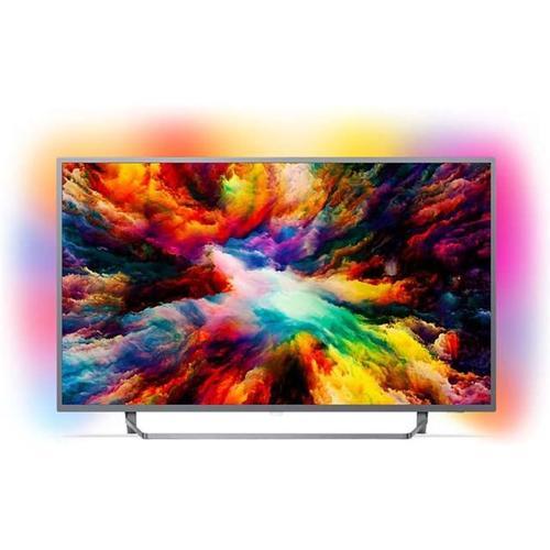 Smart TV LED Android Philips 43PUS7303 43" 4K UHD (2160p) 3840 x 2160 HDR Micro Dimming Pro Argent foncé