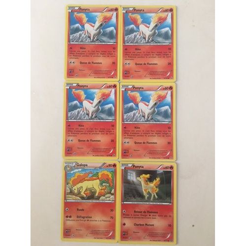 5x Ponyta + Galopa (Pokemon)