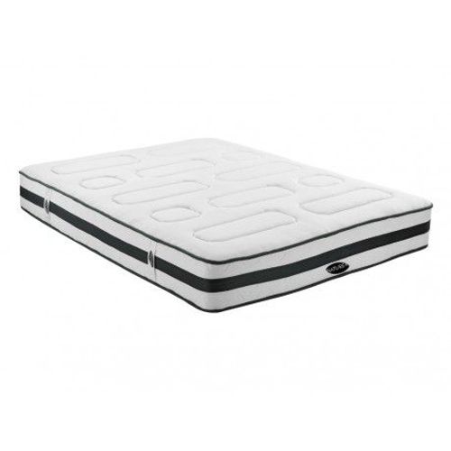 Matelas Ressorts Ensachés 7 Zones Et Mémoire De Forme Amarante De Naturea - 160x200 Cm