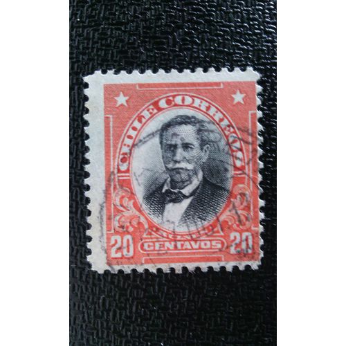 Timbre Chili ( Yt 140 A ) 1928 Manuel Bulnes Prieto (1799-1866)