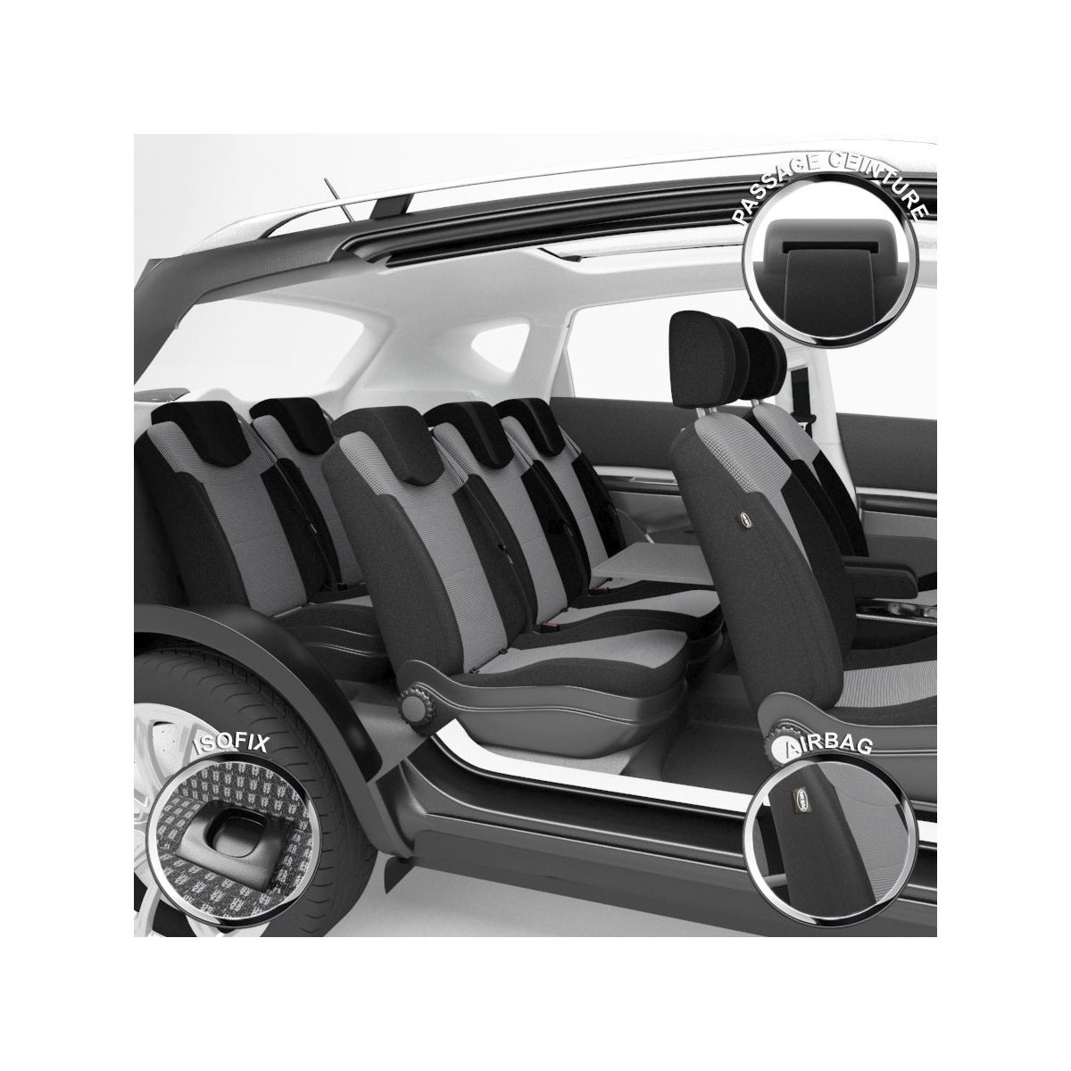 B/âche pour Voiture Compatible avec PEUGEOT 607 Couverture de Voiture Housses pour auto Ext/érieure de Protection Automobile B/âche Voiture Couverture Etanche Coupe-Vent Tout Temps en Plein air Protectio