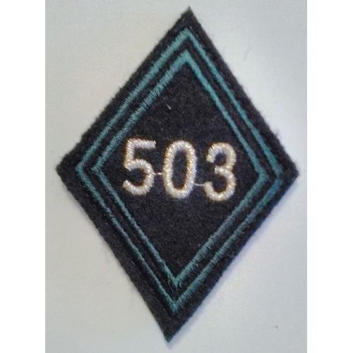 503 Ème Rcc Régiment De Combat Mourmelon Losange Sous-Officier