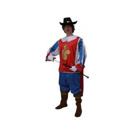 Deguisement Adulte Mousquetaire Taille 50 (Non inclus : arme, chapeau,  gants) - Costume Homme - Fete - Panoplie