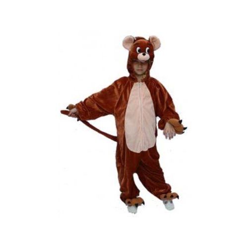 Deguisement Enfant : Souris Brune Jerry 6 Ans - Costume Animaux Carnaval