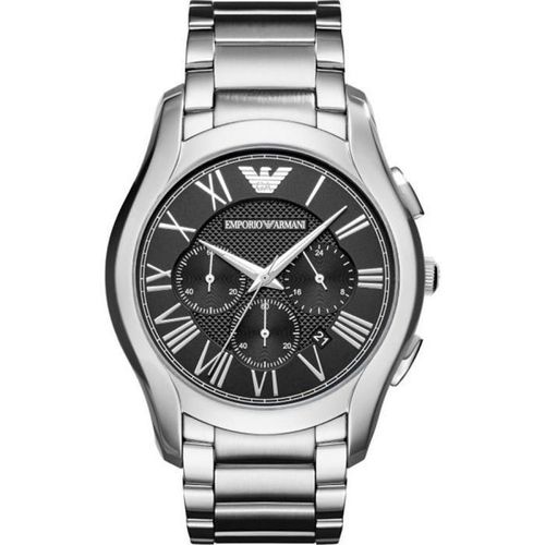 Armani Montre Ar11083 Homme Coloris Argent Cadran Noir